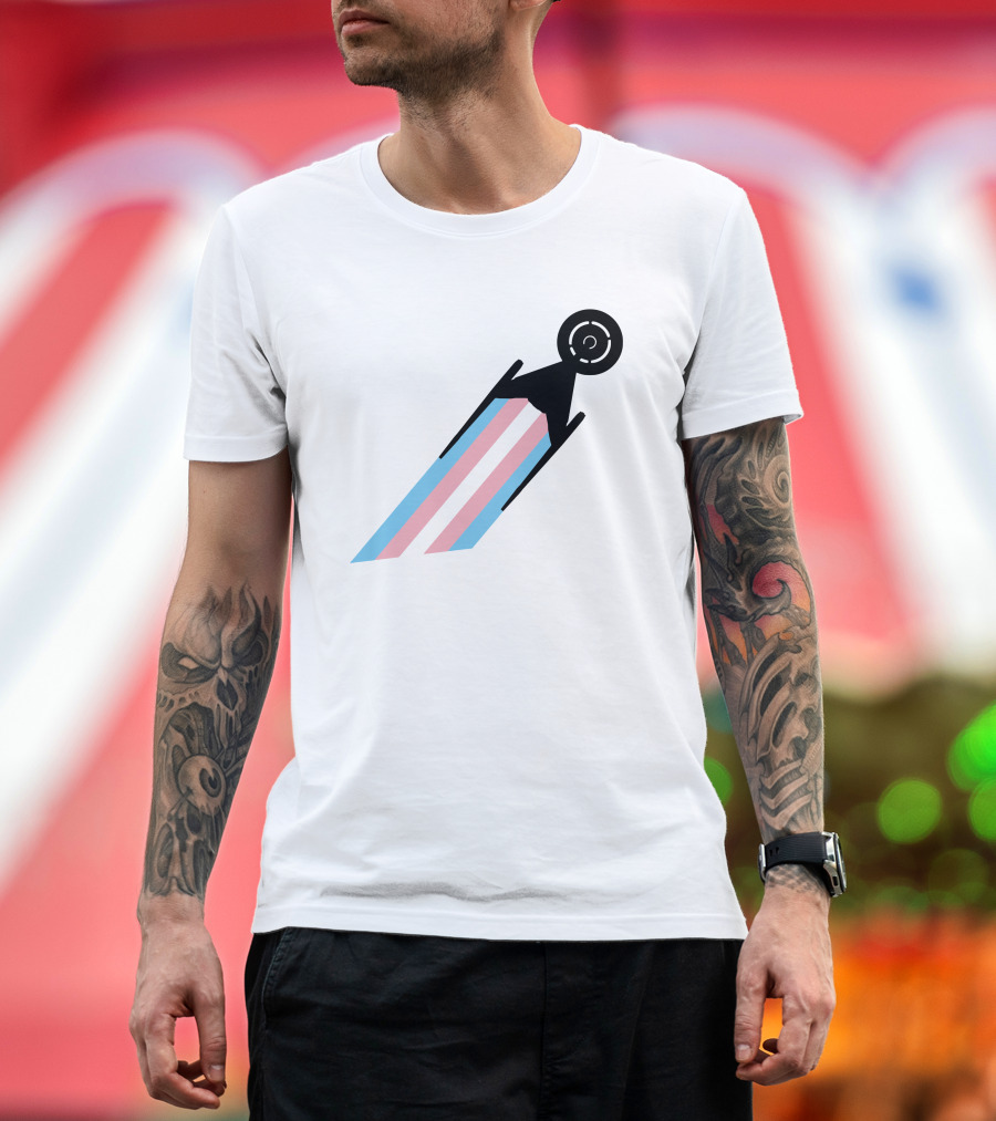 Star Trek Discovery GLAAD USS Transgender Pride Enterprise T-Shirt