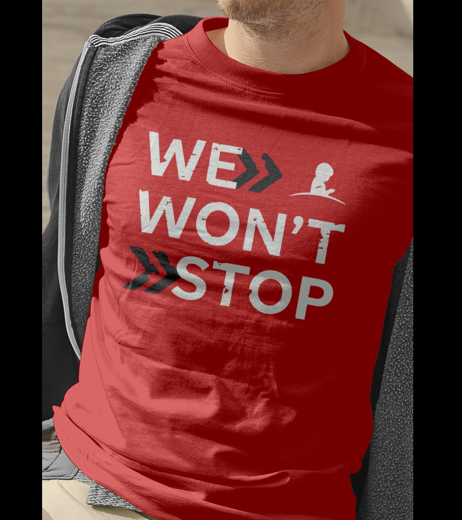 St Jude We Won't Stop Arrow T-Shirt