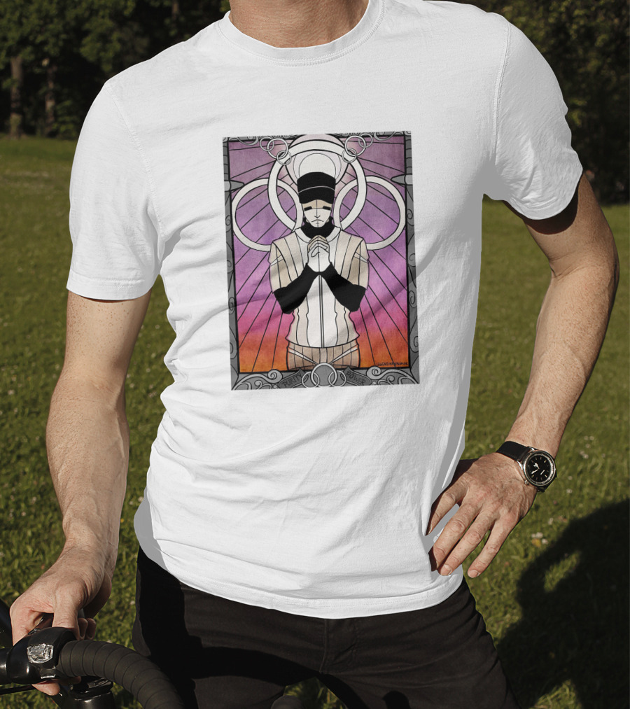 Purity Power Stained Glass Art Nouveau T-Shirt