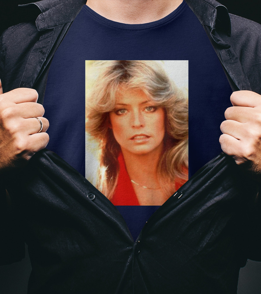 Farrah Fawcett Iconic Red 1970s T-Shirt