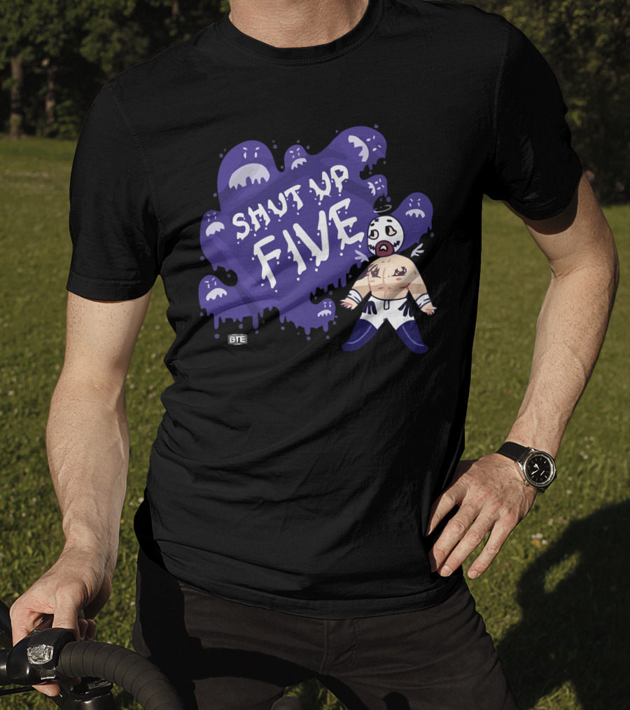 Shut Up Five BTE Pro Wrestling Luchador Character T-Shirt