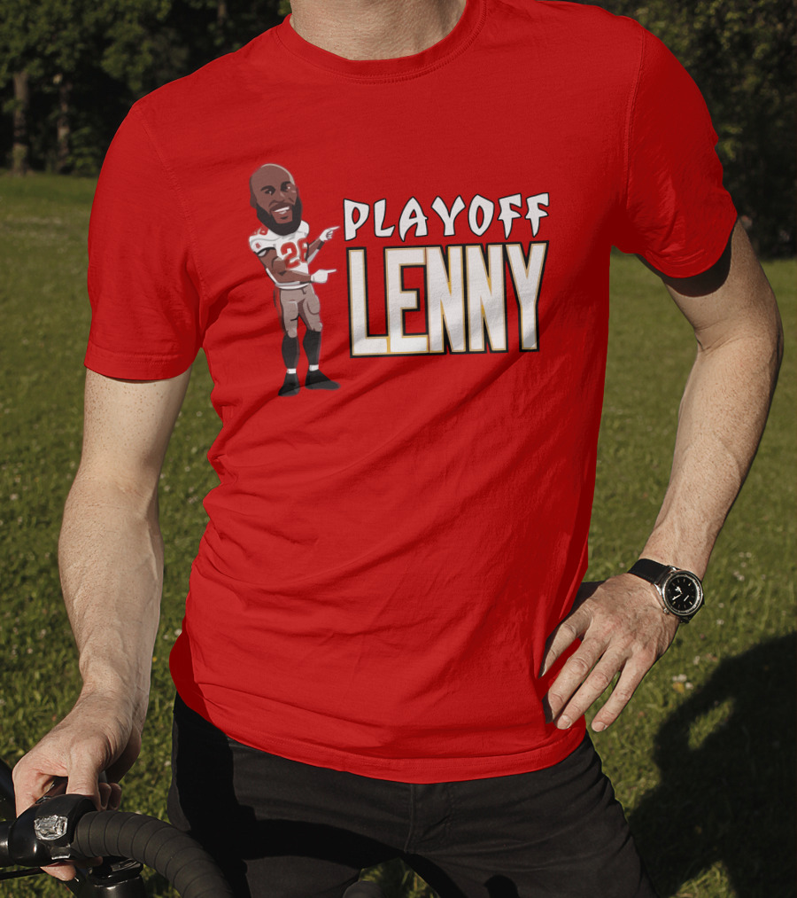 Playoff Lenny NFL Football Cartoon Player 27 T-Shirt