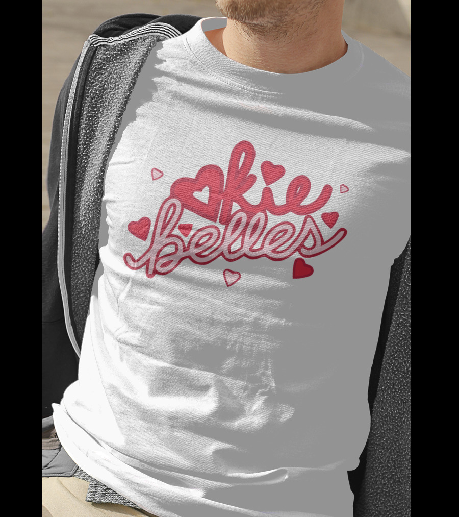 Okie Belles Merchandise Valentine Hearts T-Shirt