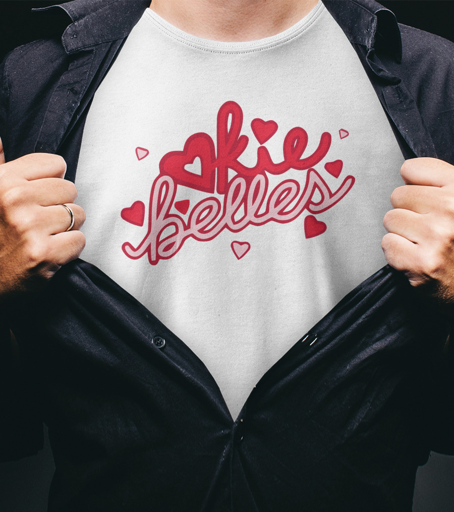 Okie Belles Merchandise Valentine Hearts T-Shirt