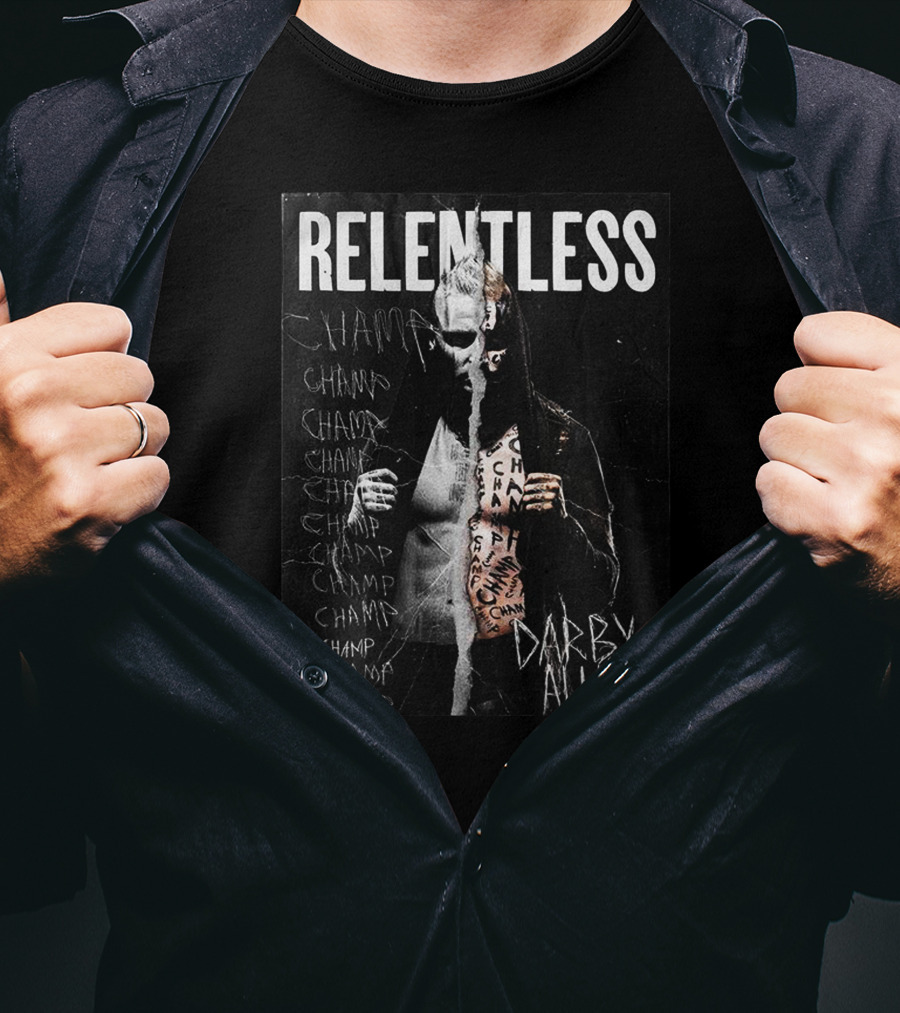 Relentless Darby Allin Champ AEW T-Shirt