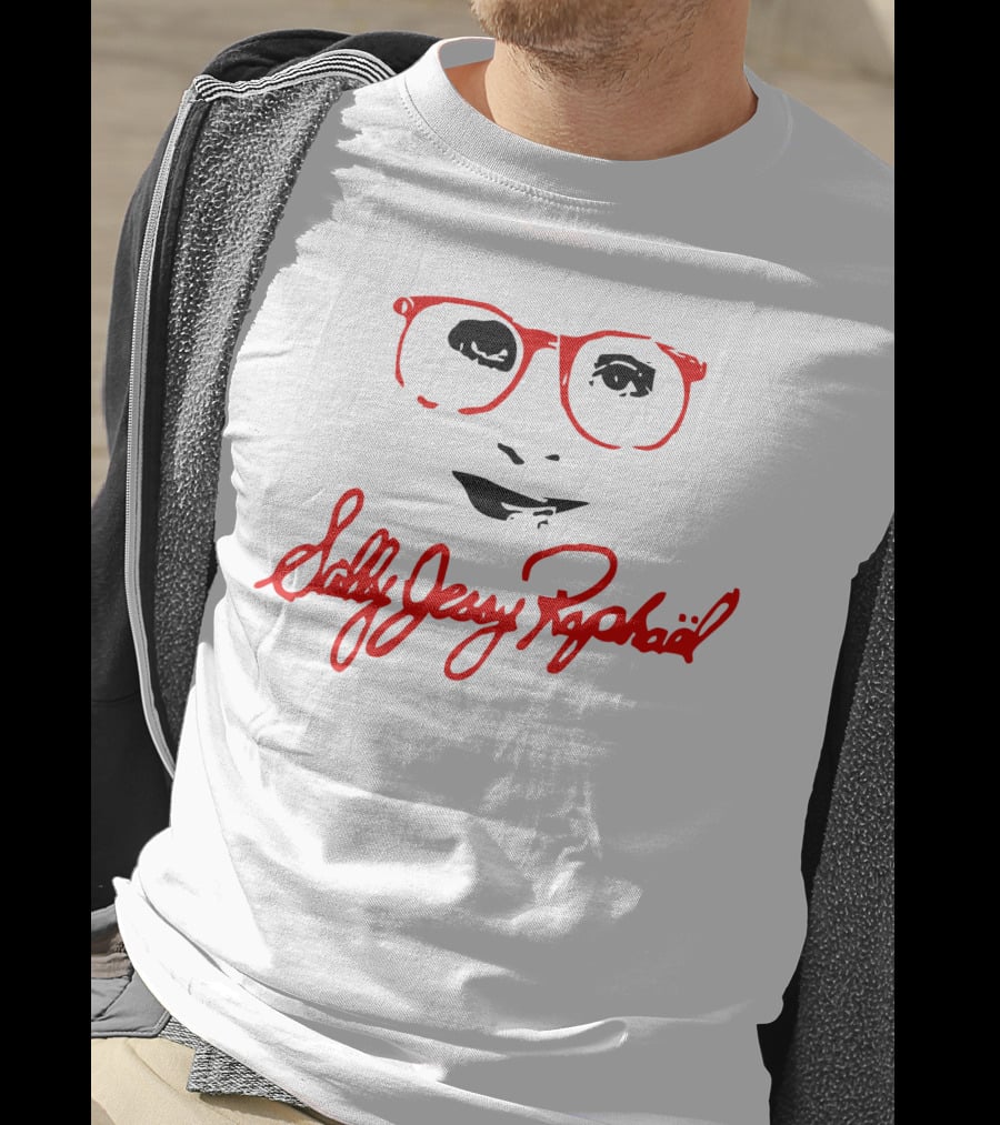 Sally Jessy Raphael Not SJP Glasses Face Text T-Shirt