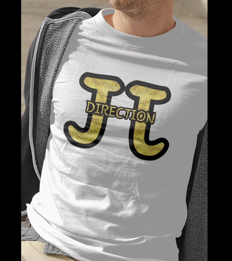 JJ Direction Light Gold Mirror T-Shirt