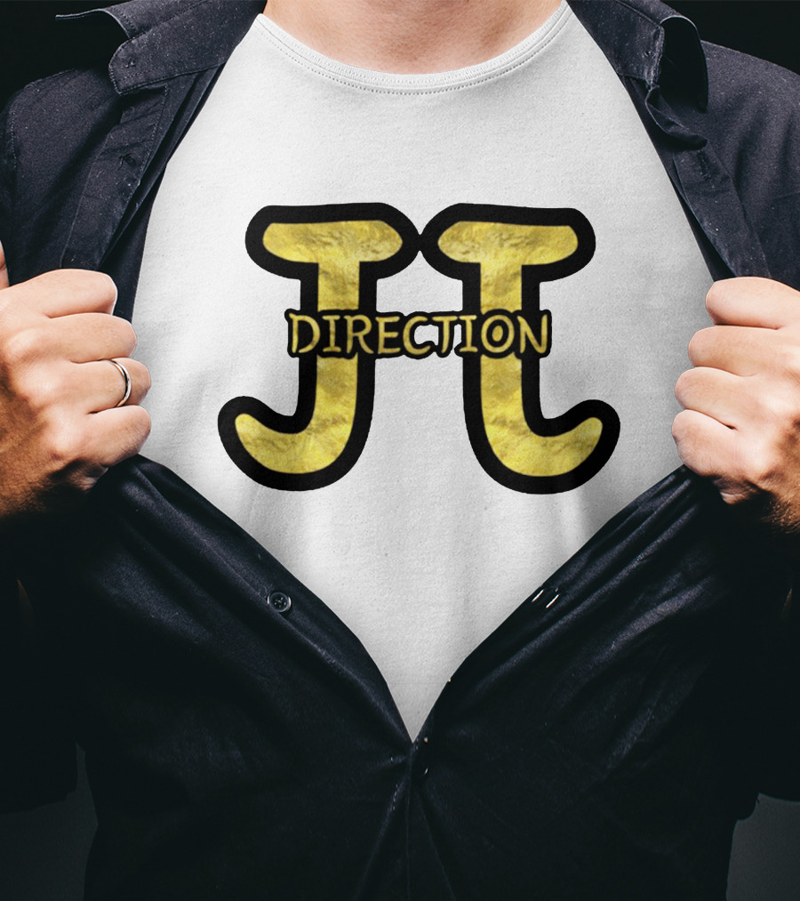 JJ Direction Light Gold Mirror T-Shirt