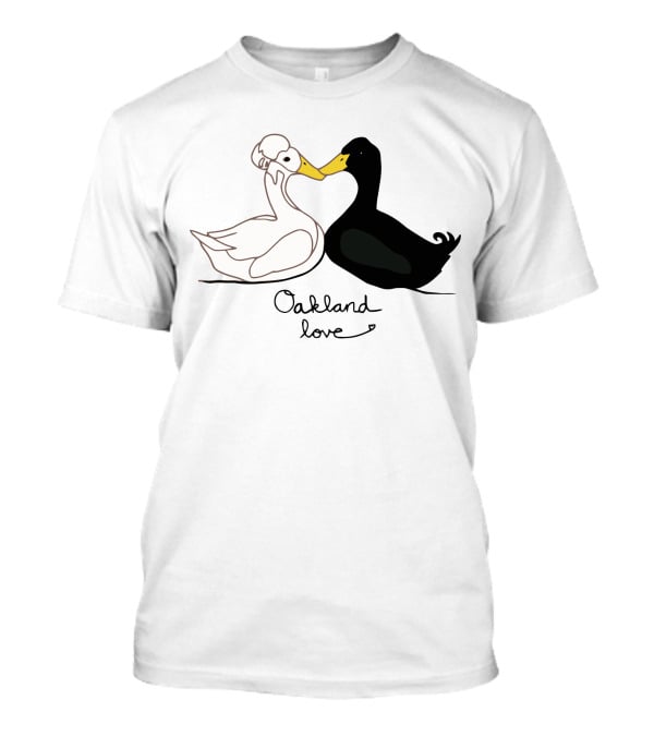Oakland Love Cutest Duck Couple T-Shirt