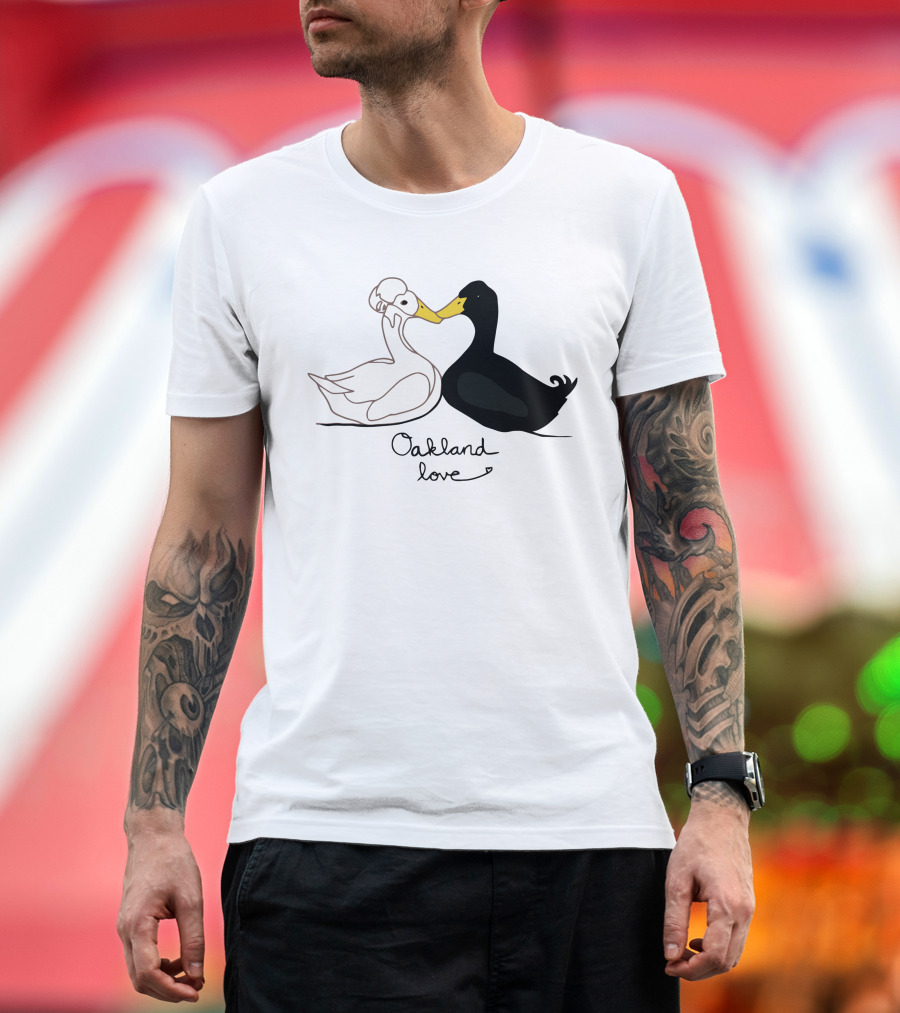 Oakland Love Cutest Duck Couple T-Shirt