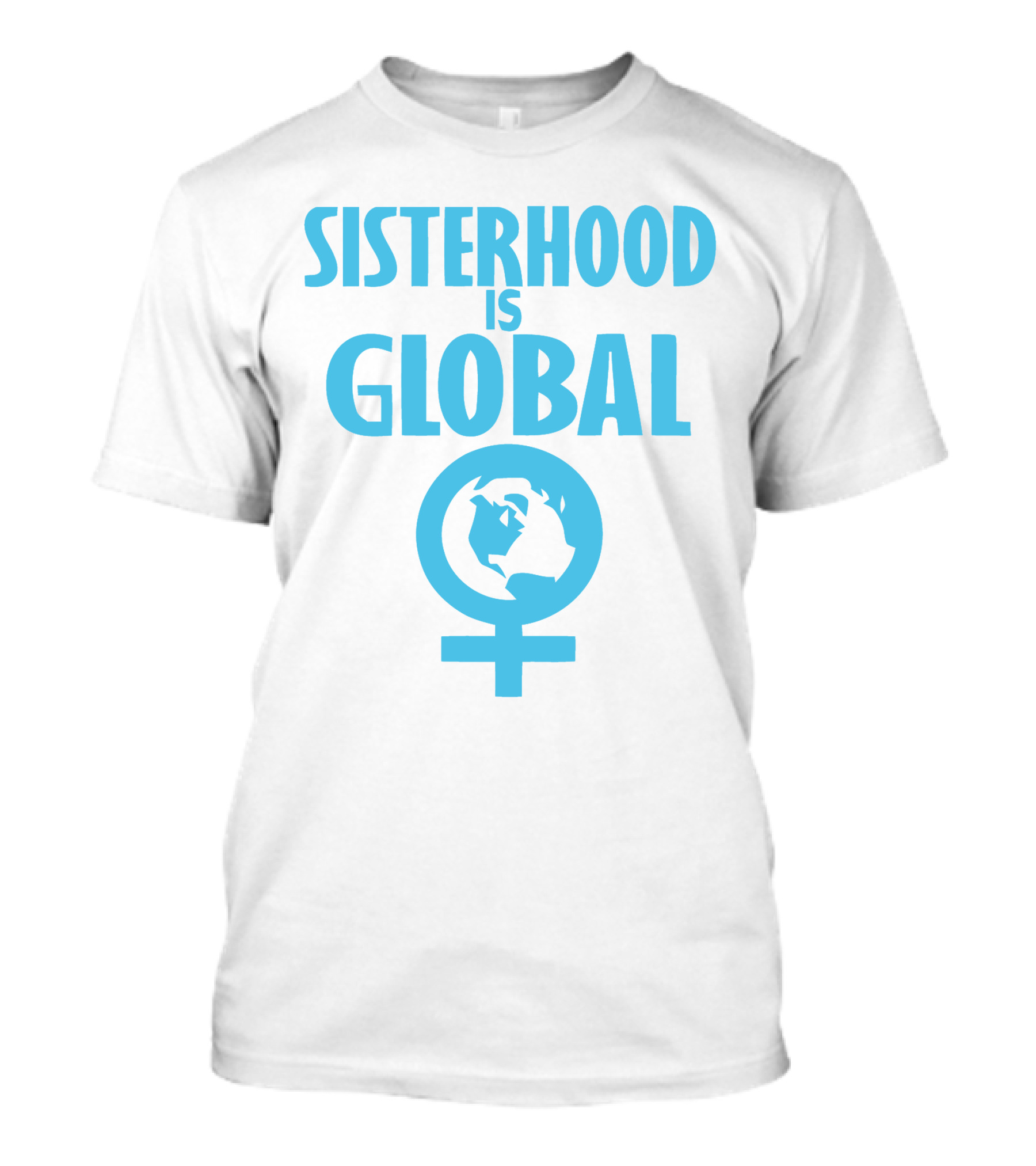 Sisterhood Is Global Feminist Symbol Earth And Venus T-Shirt