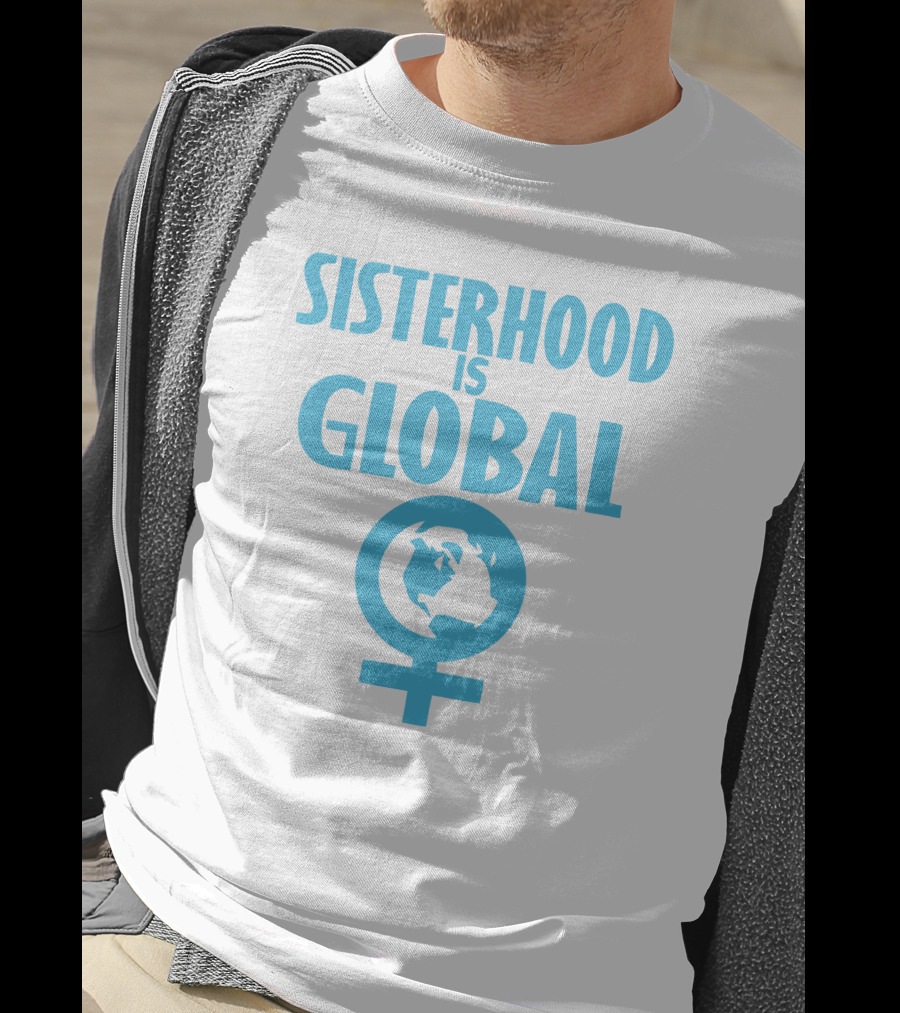 Sisterhood Is Global Feminist Symbol Earth And Venus T-Shirt