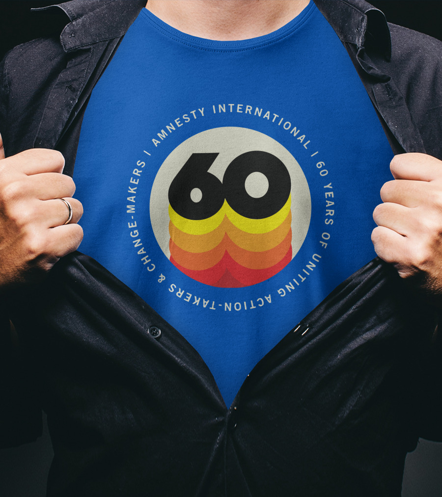 Amnesty International 60 Years Of Uniting Action-Takers And Change-Makers T-Shirt