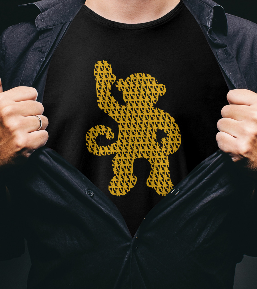 Pleepleus Monkey Pattern Two Pack T-Shirt