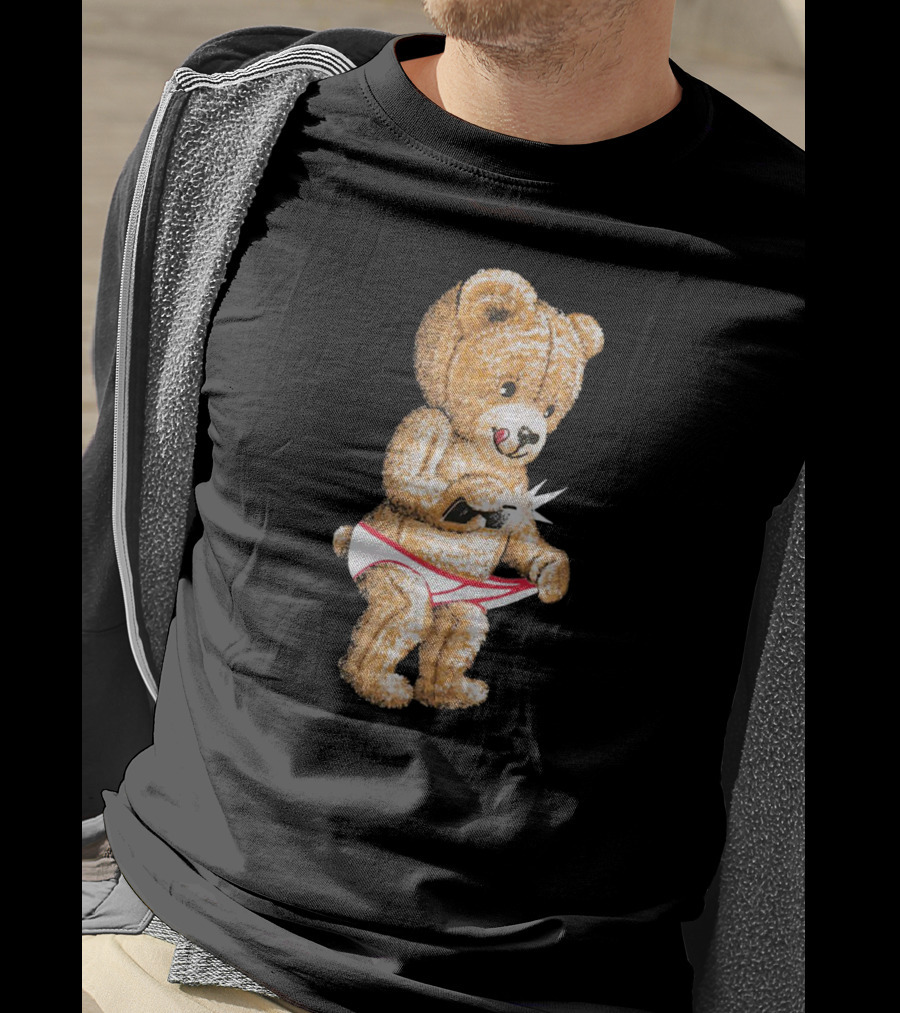 Giannis Burner Teddy Bear Snap Toy Spark Boxer T-Shirt