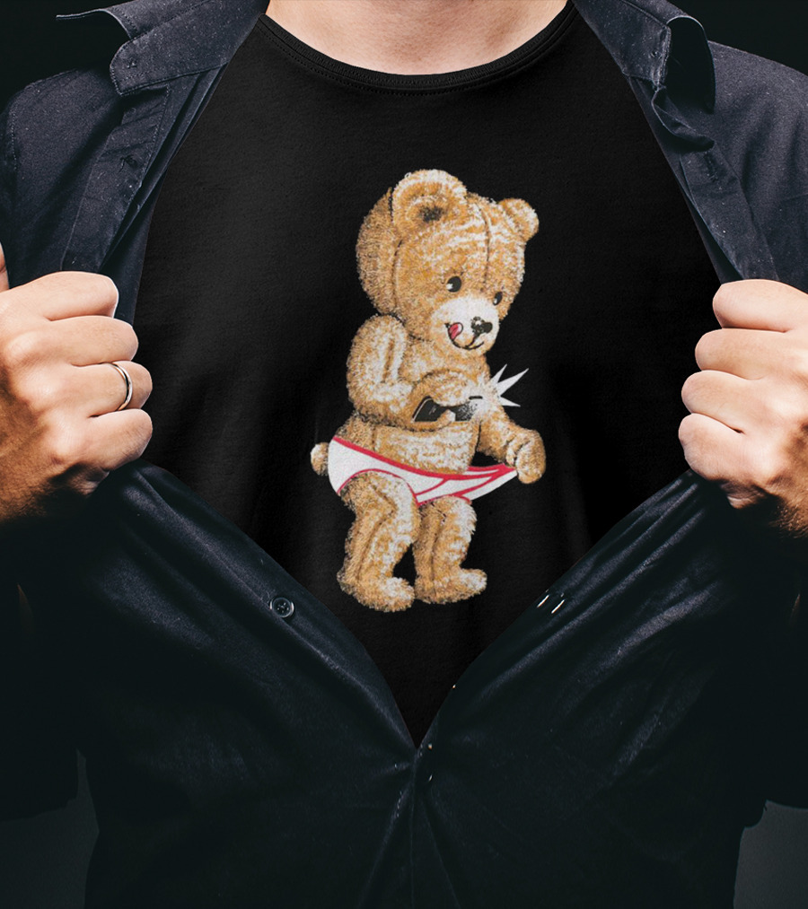 Giannis Burner Teddy Bear Snap Toy Spark Boxer T-Shirt