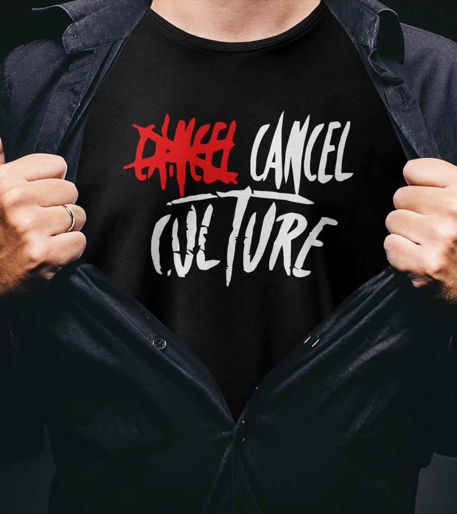 Cancel Cancel Culture Bold Red T-Shirt