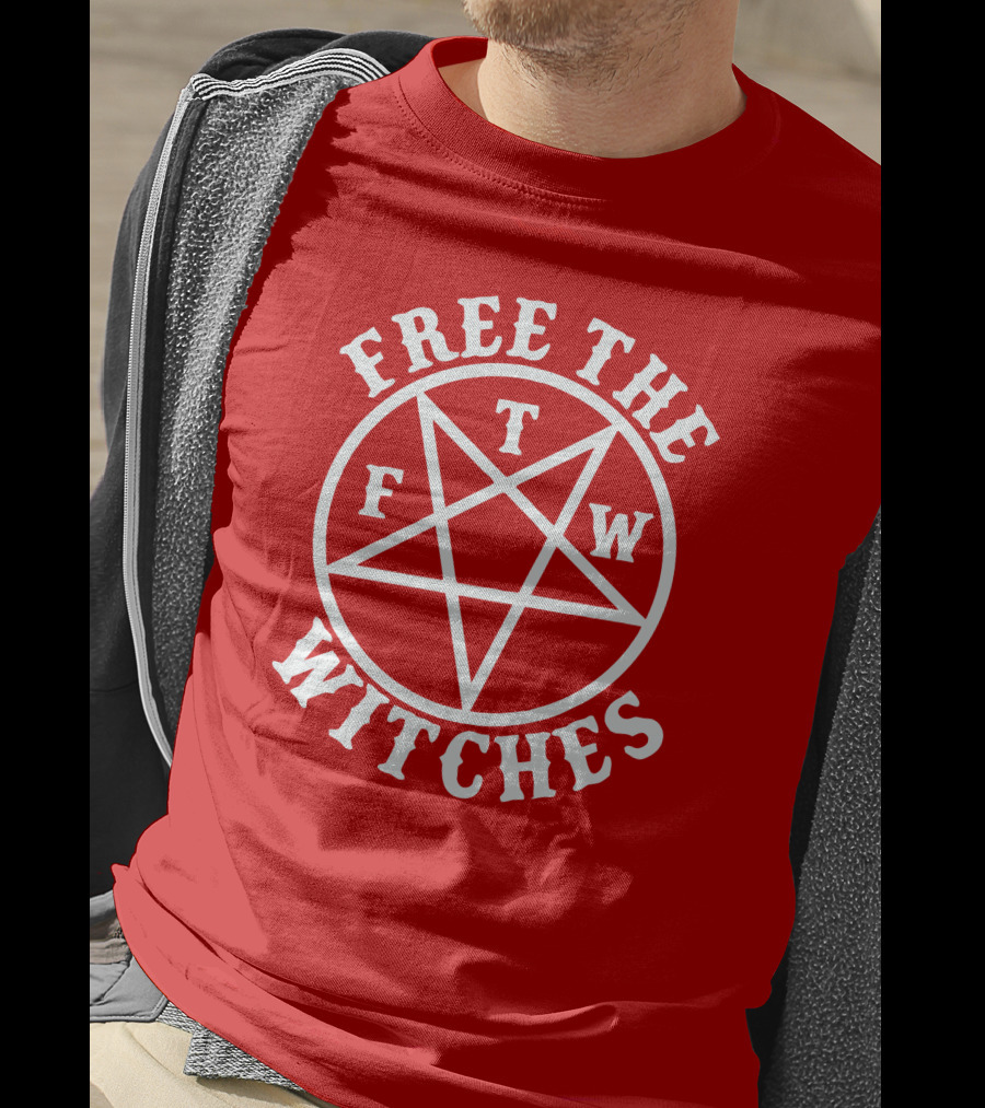 Free The FTM Witches Pentagram T-Shirt