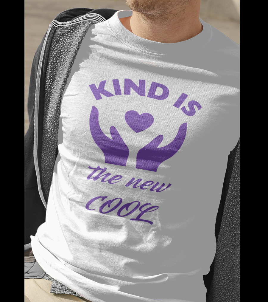Kind Is The New Cool Hands Heart T-Shirt