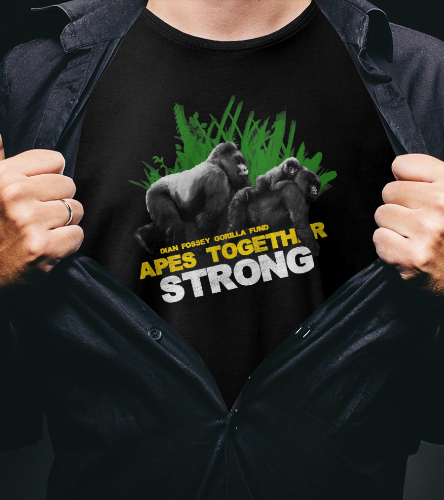 Dian Fossey Gorilla Fund Apes Together Strong T-Shirt
