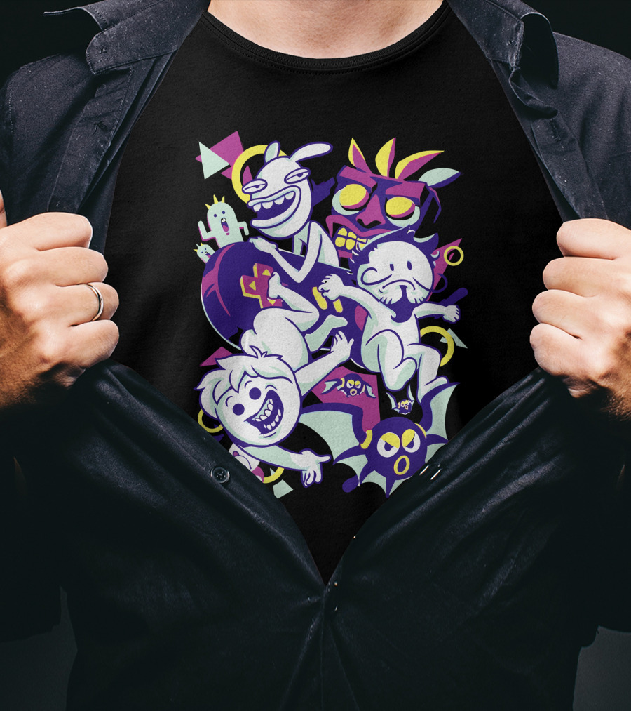 OneyPlays Majora's Mask Inspired Character Mashup T-Shirt