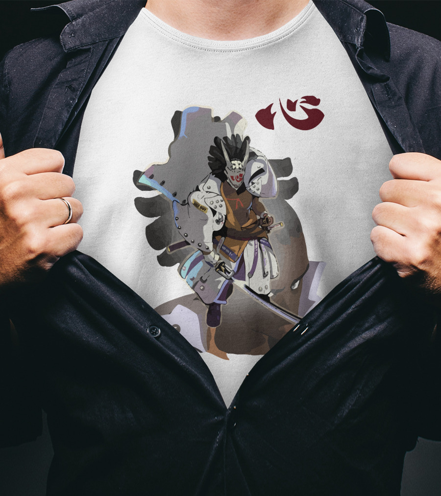 Nagoriyuki Samurai Warrior Guilty Gear Character T-Shirt