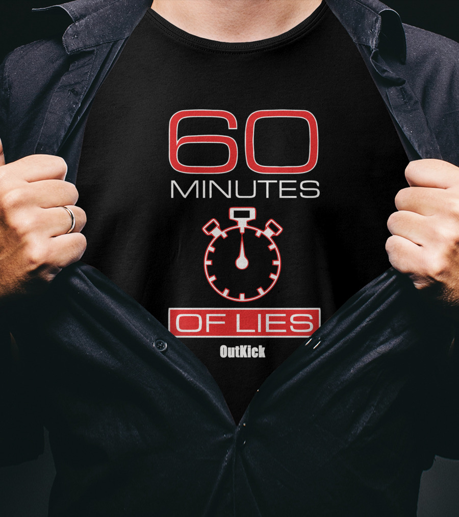 60 Minutes Of Lies Stopwatch OutKick T-Shirt
