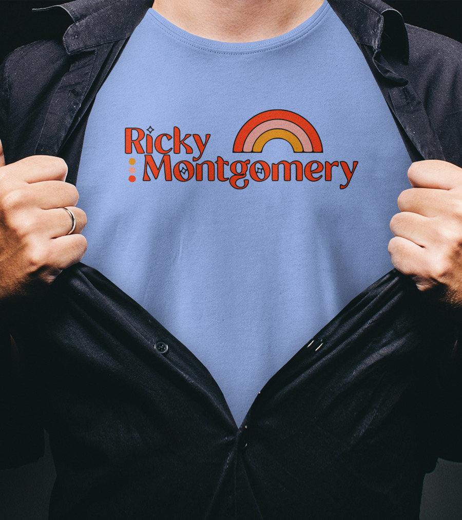 Ricky Montgomery Retro Rainbow T-Shirt