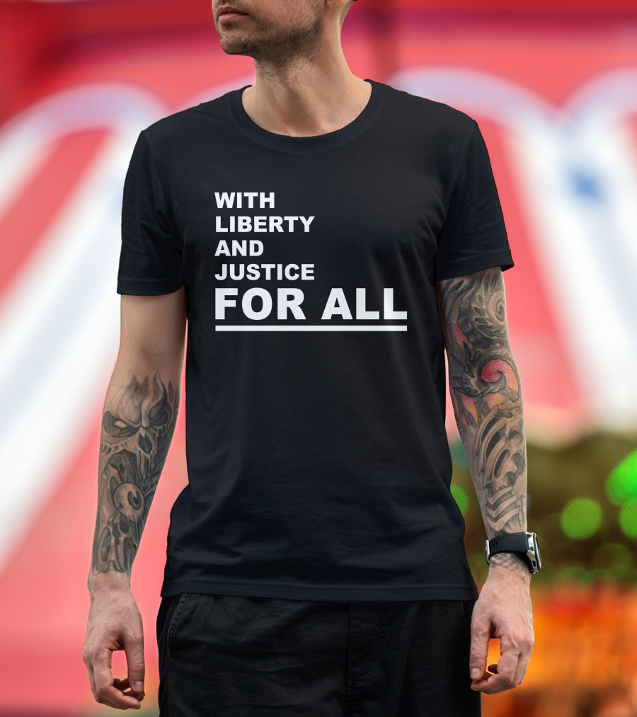 Daunte Wright With Liberty and Justice for All T-Shirt