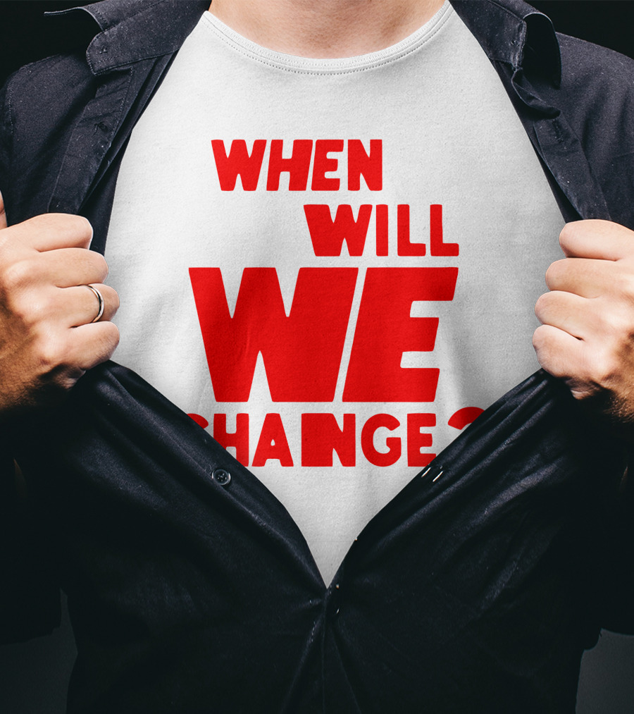 Lewis Hamilton When Will We Change? T-Shirt