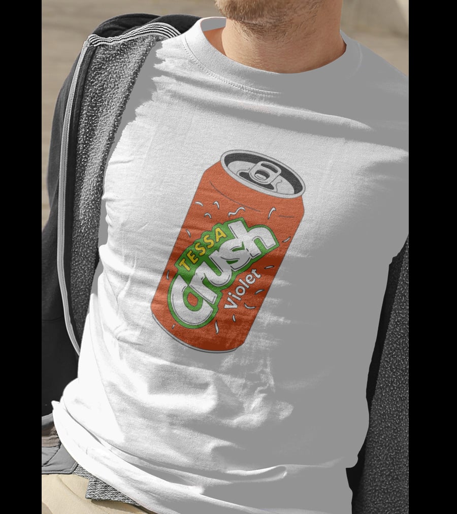 Tessa Violet Crush Soda Can T-Shirt