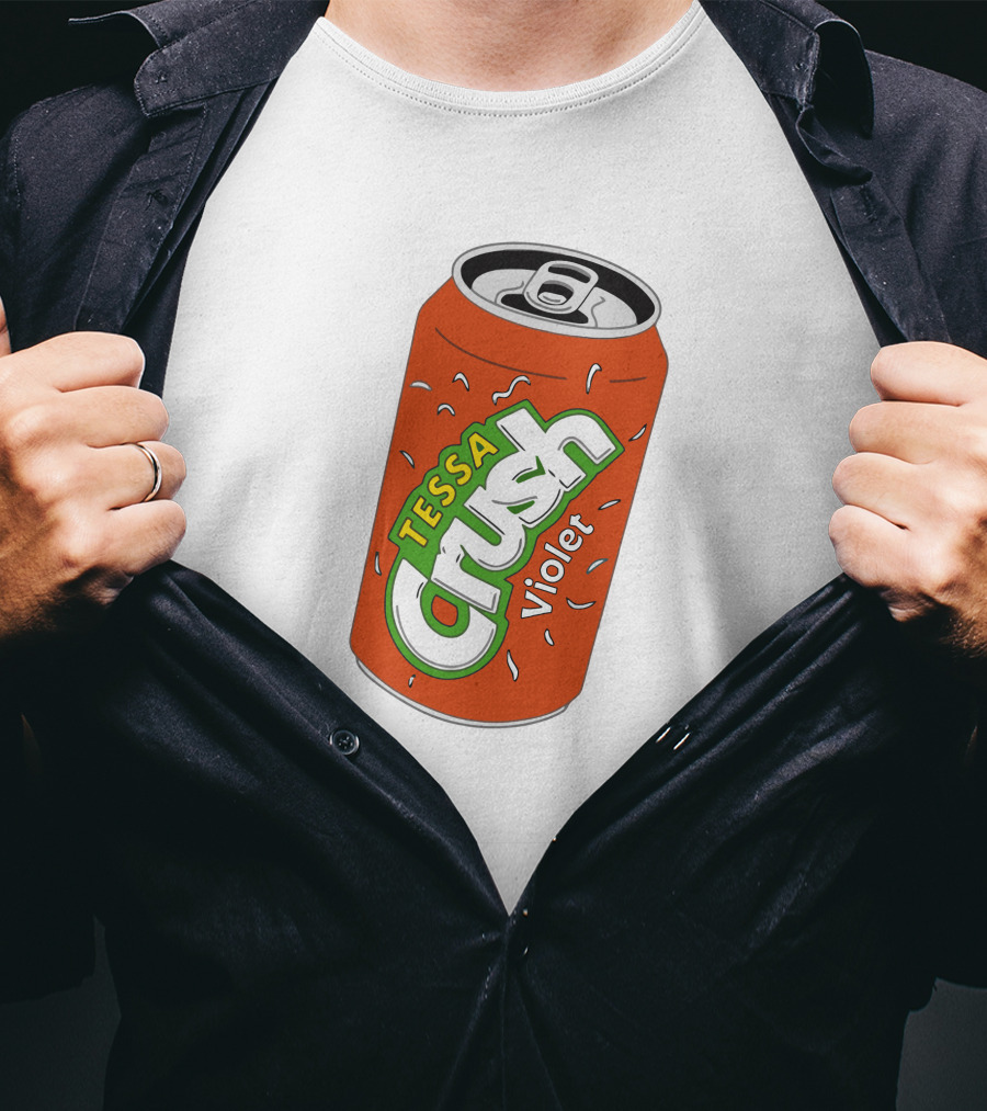 Tessa Violet Crush Soda Can T-Shirt