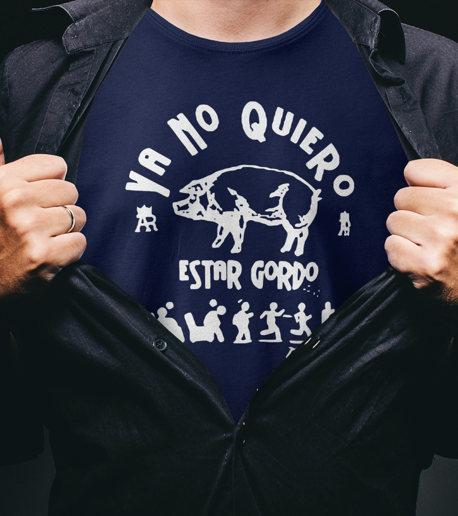 Ya No Quiero Estar Gordo Pig And People Dance T-Shirt