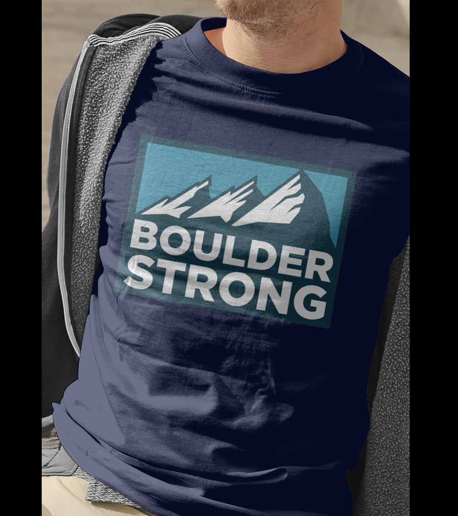 Boulder Strong Mountain Peaks T-Shirt