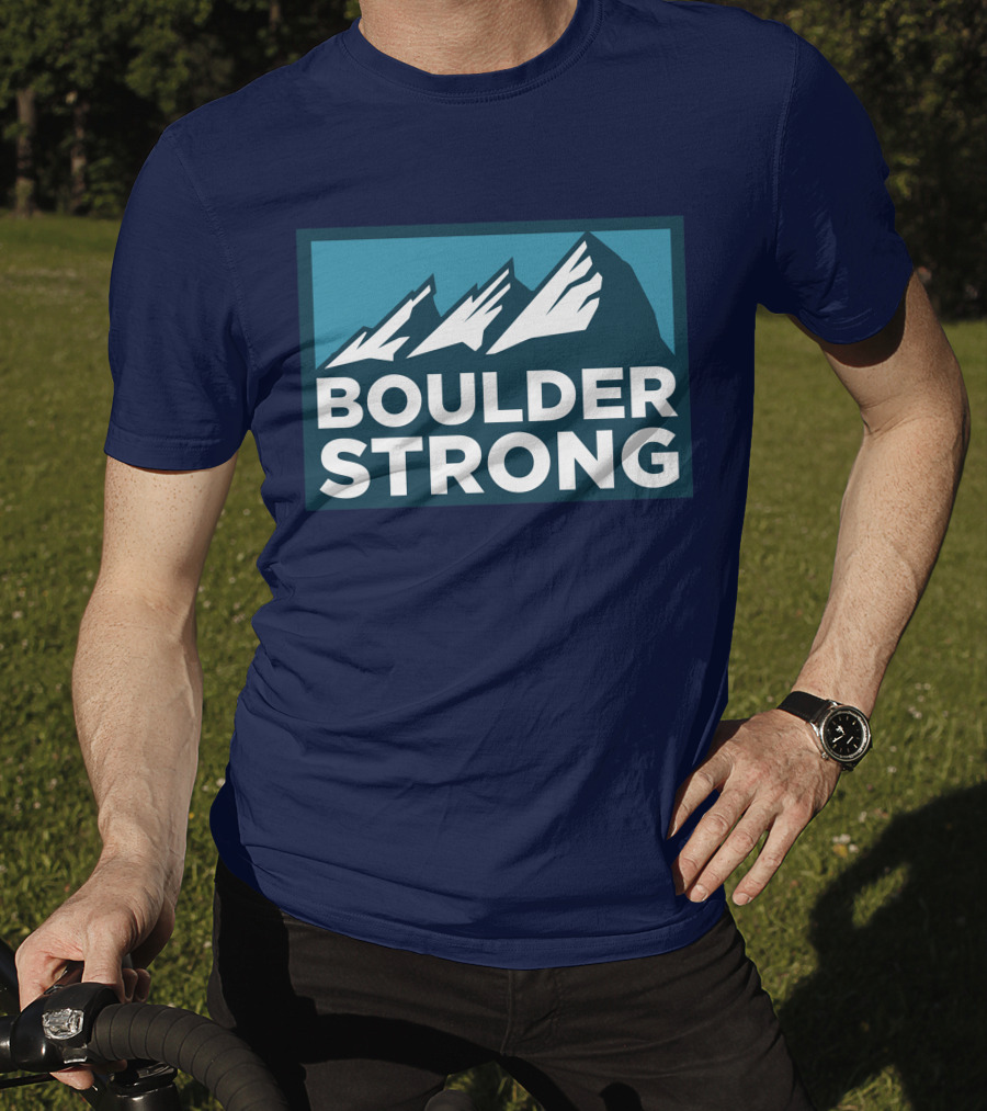 Boulder Strong Mountain Peaks T-Shirt