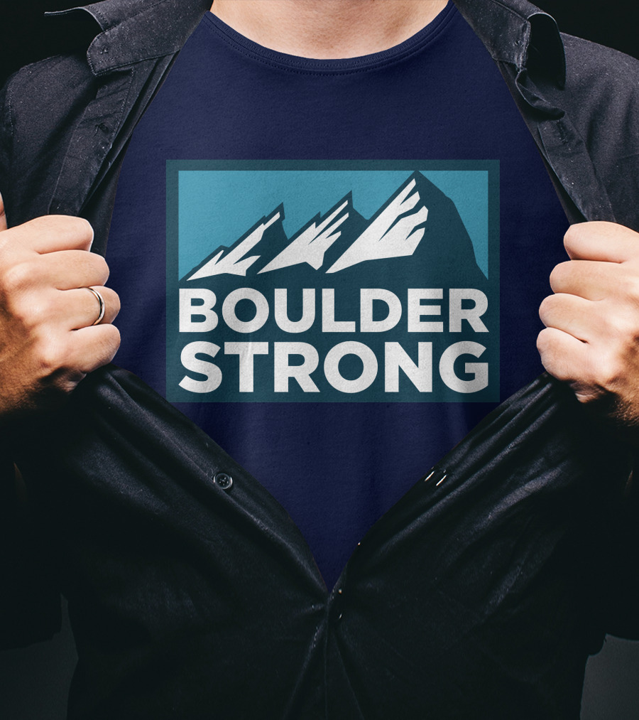 Boulder Strong Mountain Peaks T-Shirt