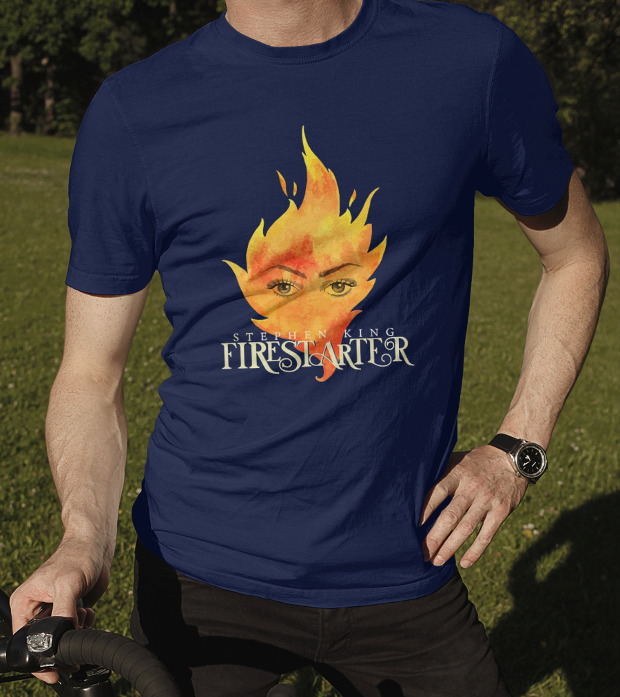 Stephen King Firestarter Fiery Eyes T-Shirt