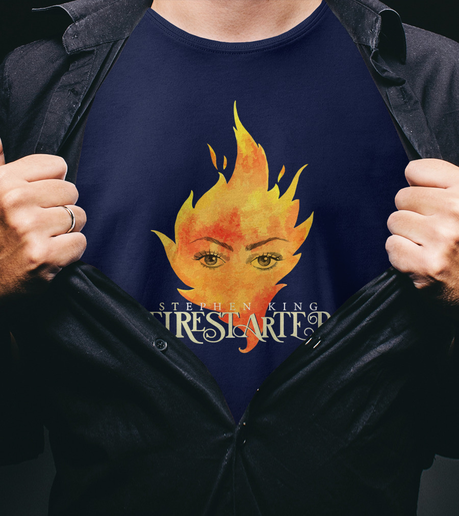Stephen King Firestarter Fiery Eyes T-Shirt