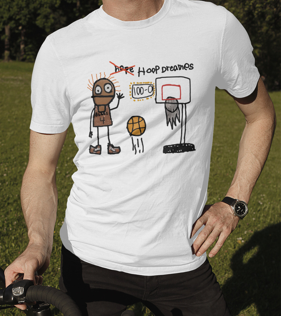 Bulls Hoop Dreams 100-0 Basketball Victory T-Shirt