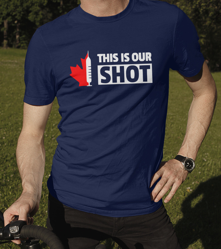 THIS IS OUR SHOT Canada Maple Syringe Ryan Reynolds T-Shirt