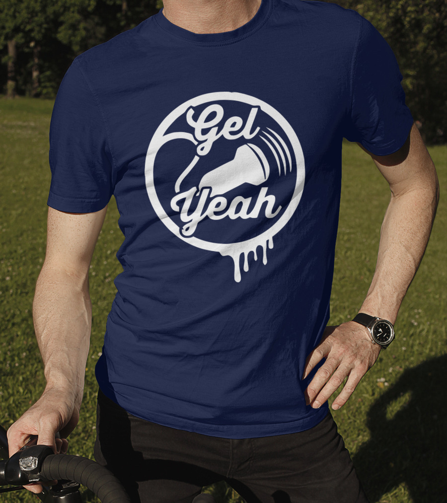 Gel Yeah Sonographers Ultrasound Probe Dripping Circle T-Shirt