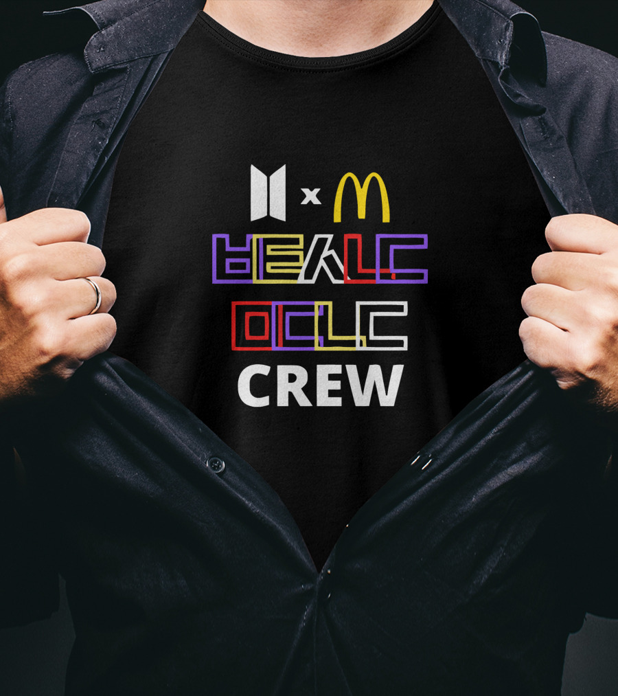 BTS McDonald's Crew Collaboration T-Shirt
