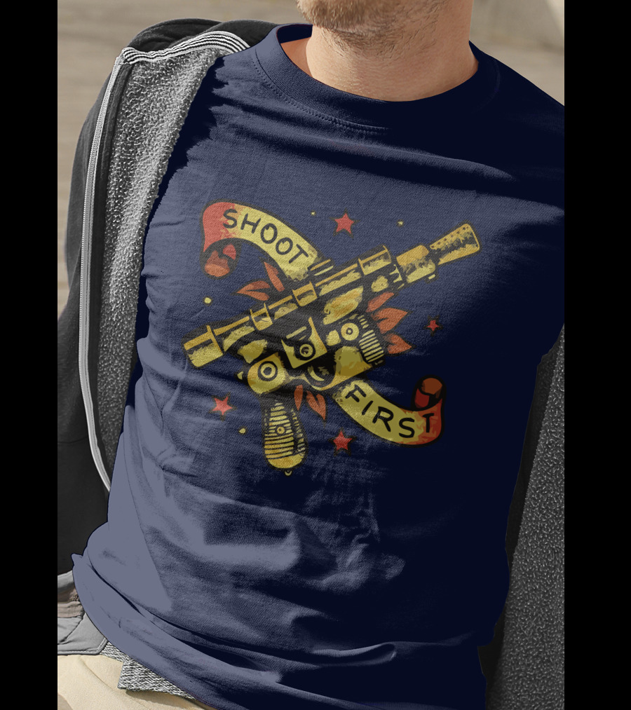 Shoot First Blaster T-Shirt