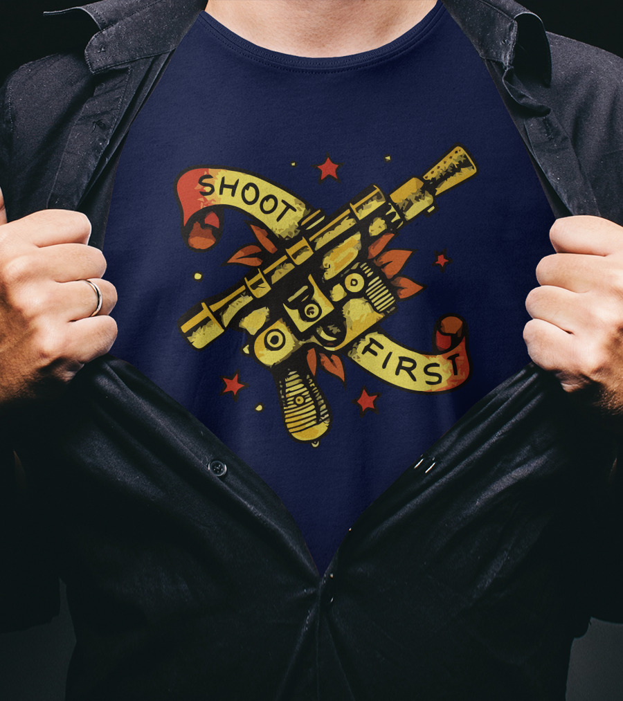 Shoot First Blaster T-Shirt