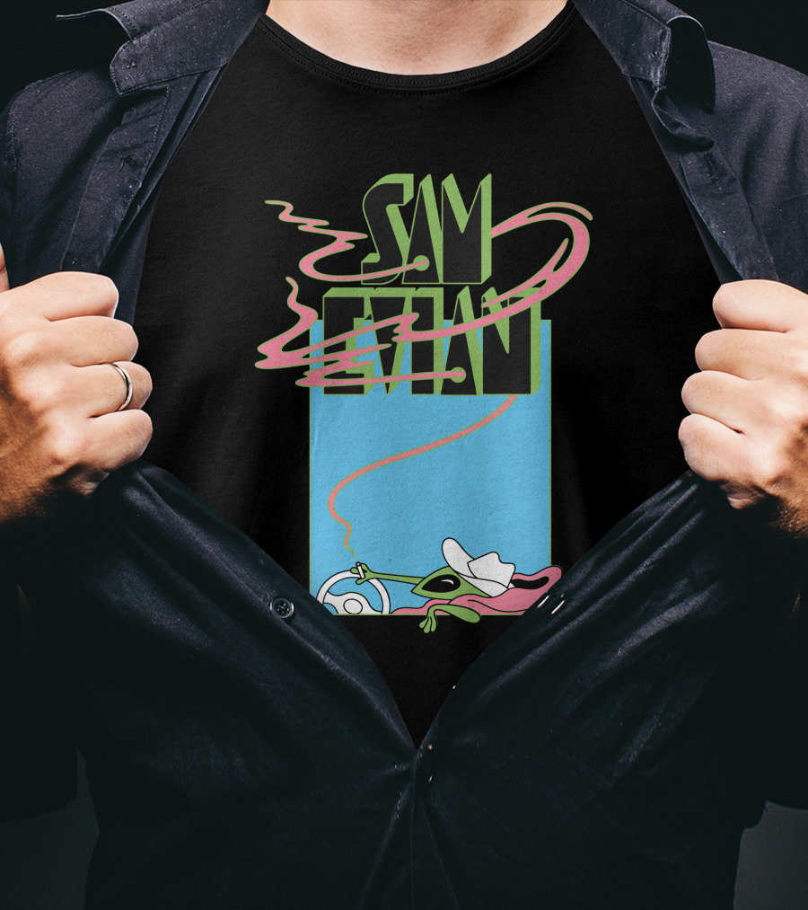 Sam Evian Alien Driver UFO T-Shirt