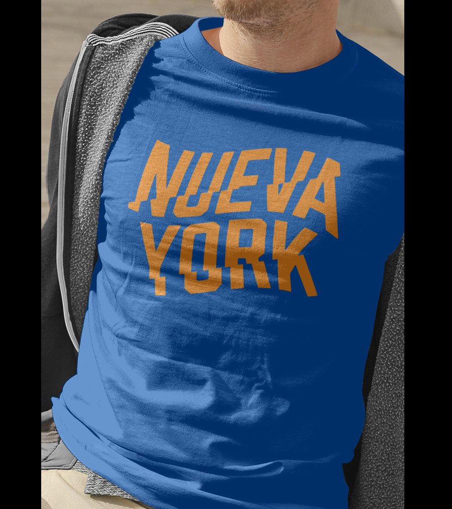 Nueva York Bold Orange Blue T-Shirt