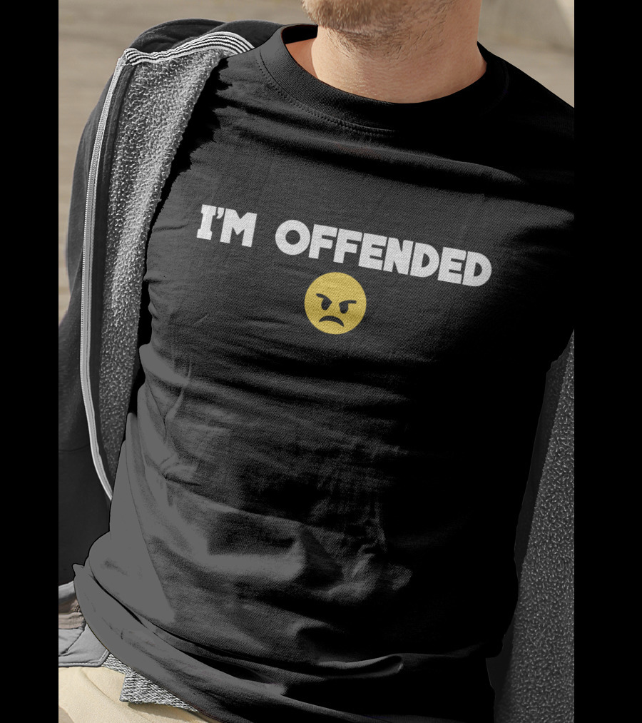 Awaken With JP I'm Offended Angry Face T-Shirt