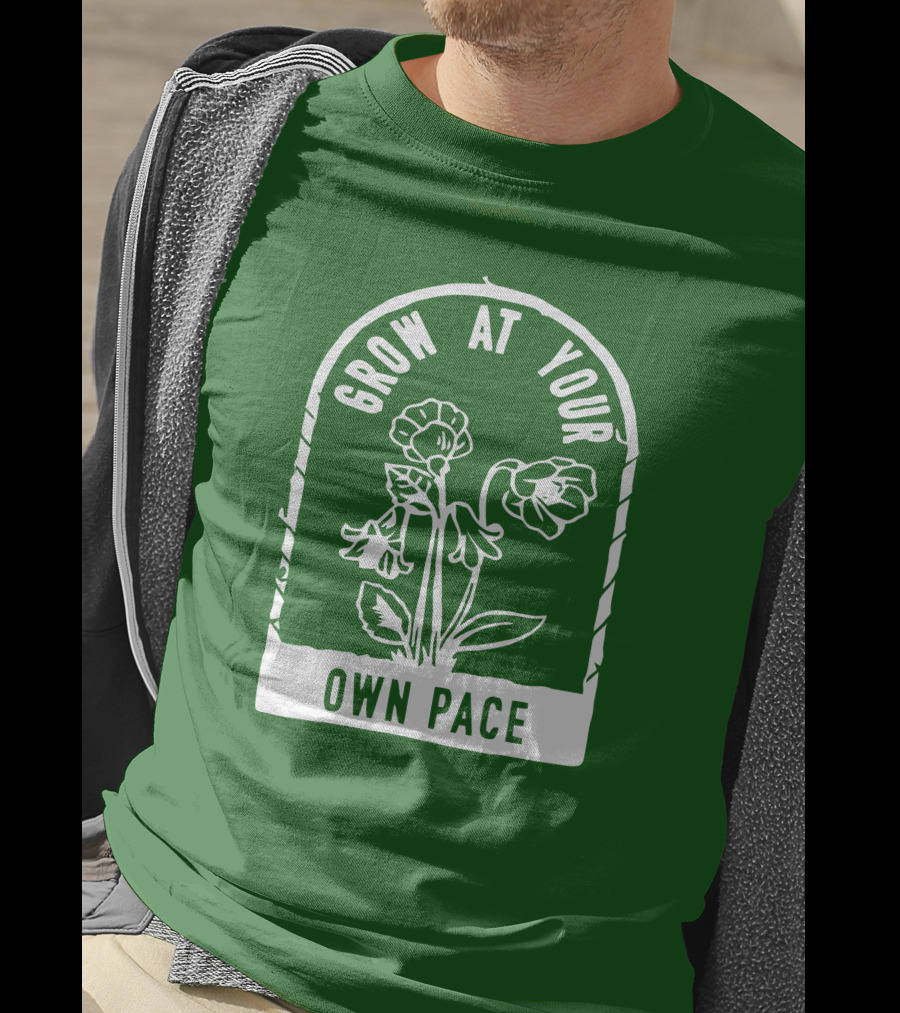 Grow At Your Own Pace Botanical Archway T-Shirt