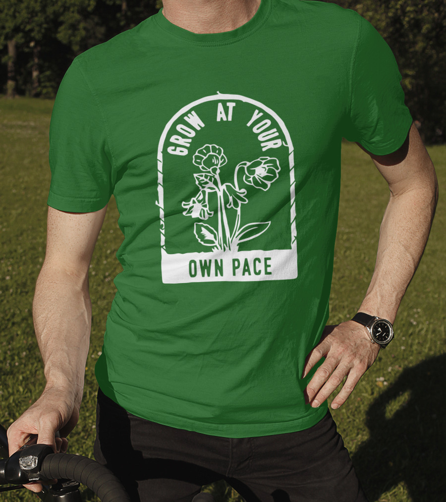 Grow At Your Own Pace Botanical Archway T-Shirt