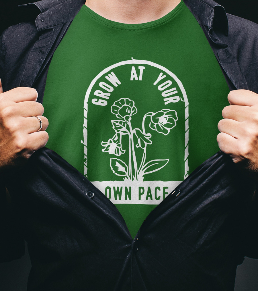 Grow At Your Own Pace Botanical Archway T-Shirt